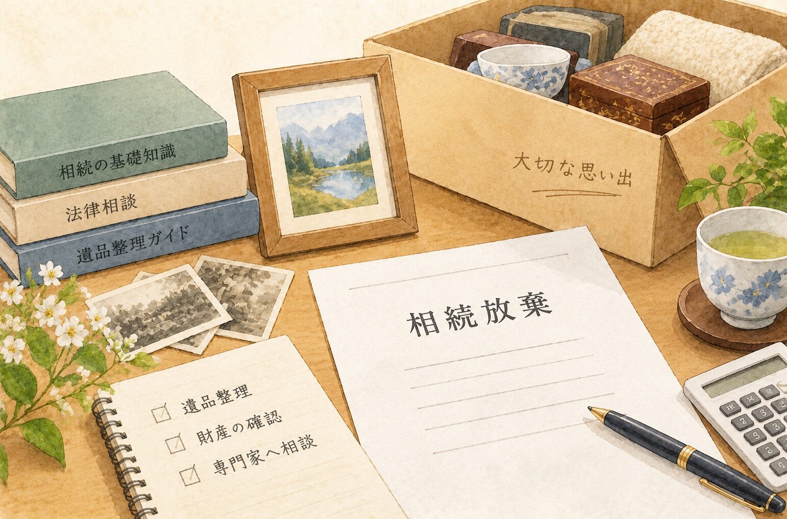 相続放棄を考える遺品整理の準備