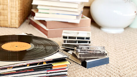 レコード、カセットテープ類