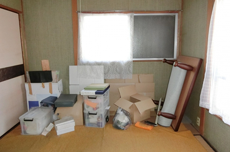 遺品の片付け