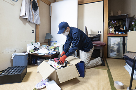 スピーディー&パワフルな遺品整理