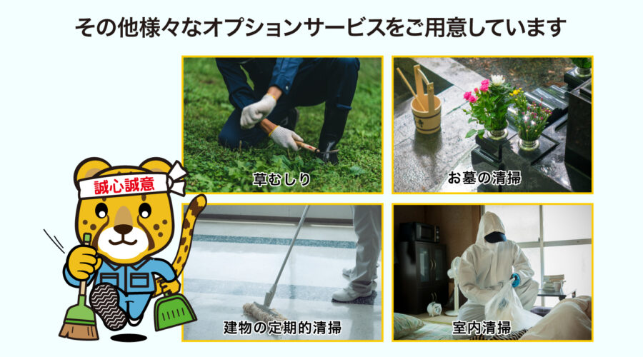 top-5 その他様々なオプションサービスをご用意しています